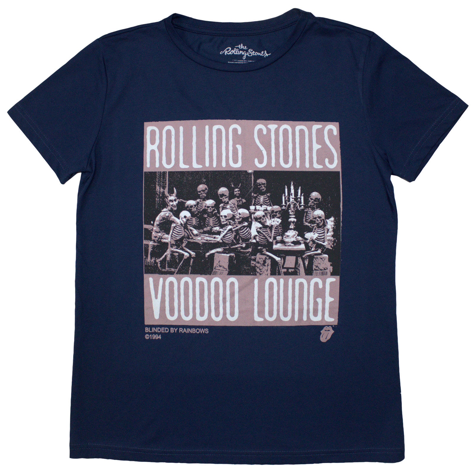Tričko The Rolling Stones - Voodoo Skulls, Žena,Modrá,XXL