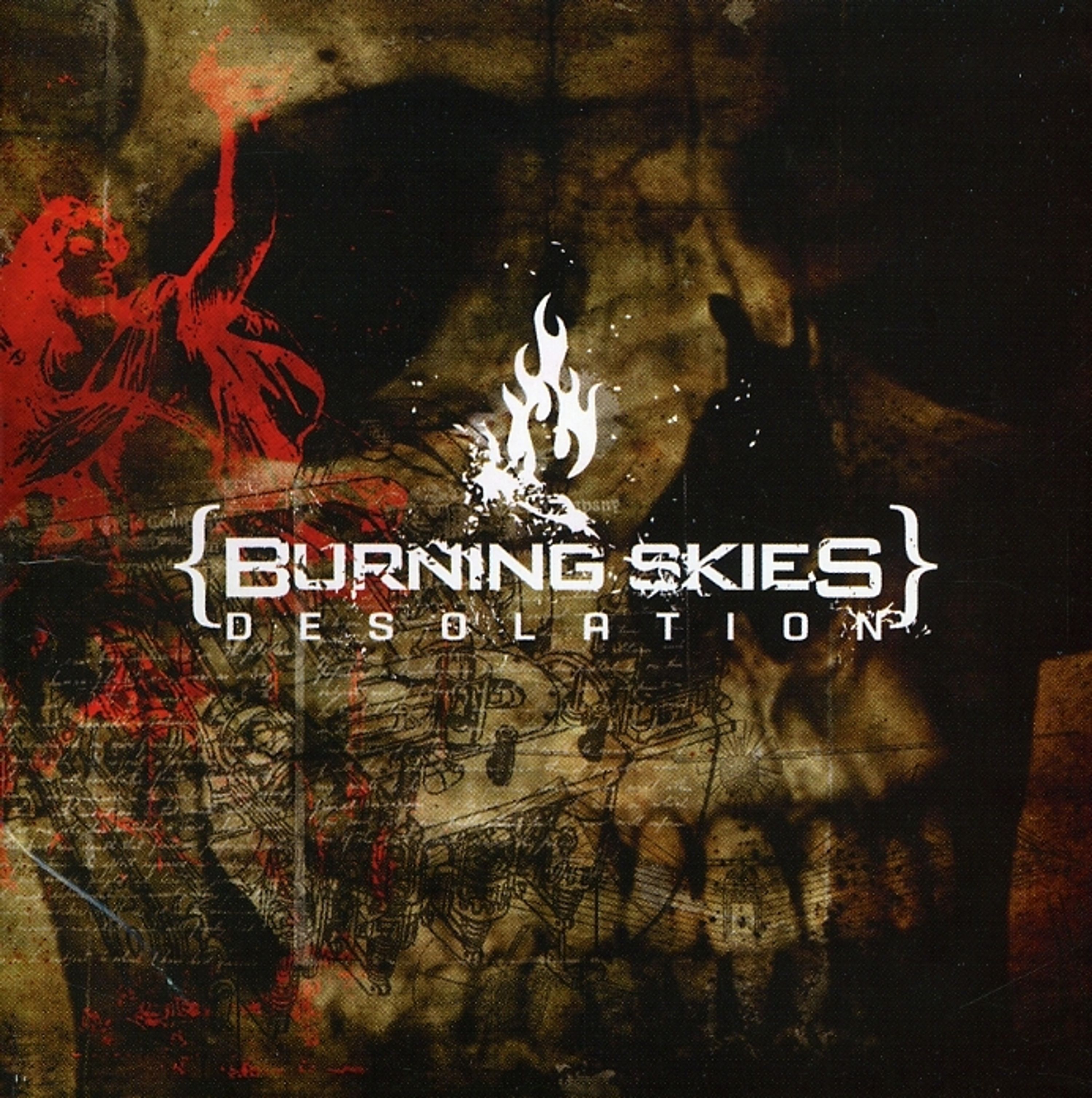 CD Burning Skies - DESOLATION