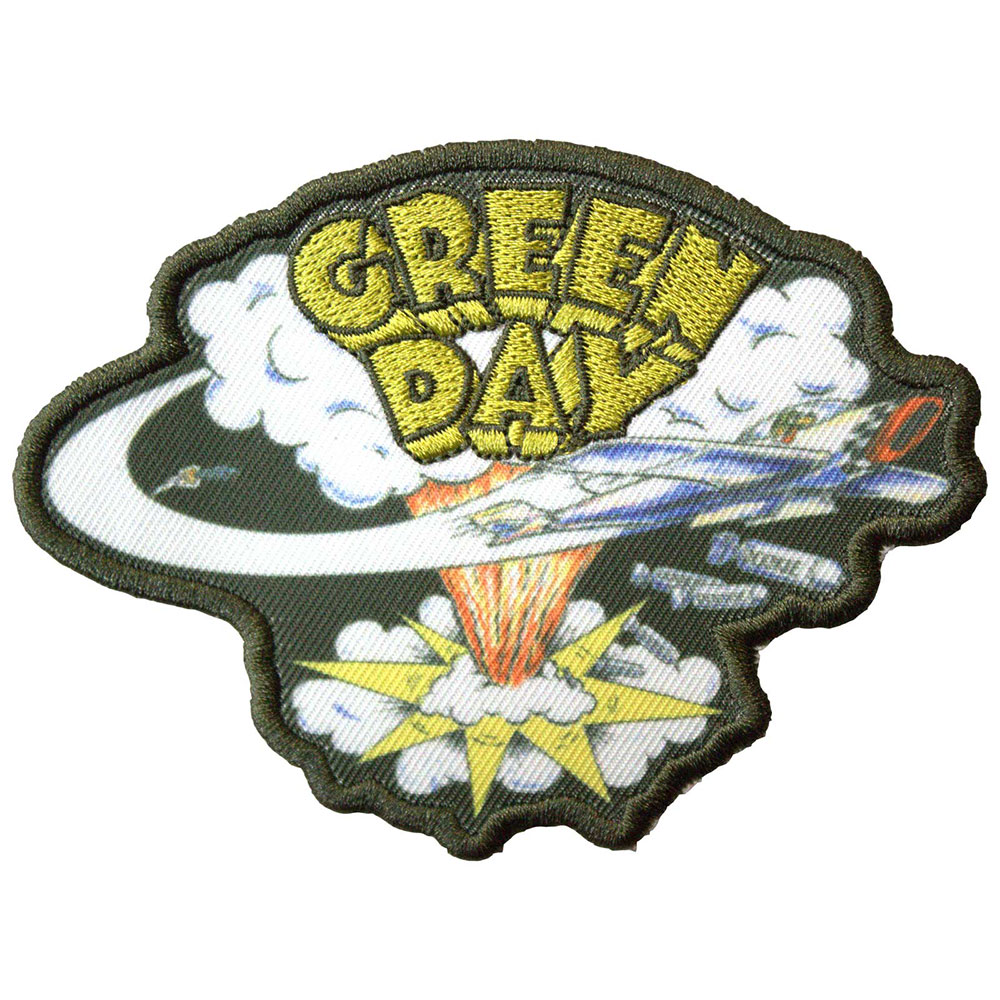 Nažehlovačka Green Day - Dookie Cut-Out Green