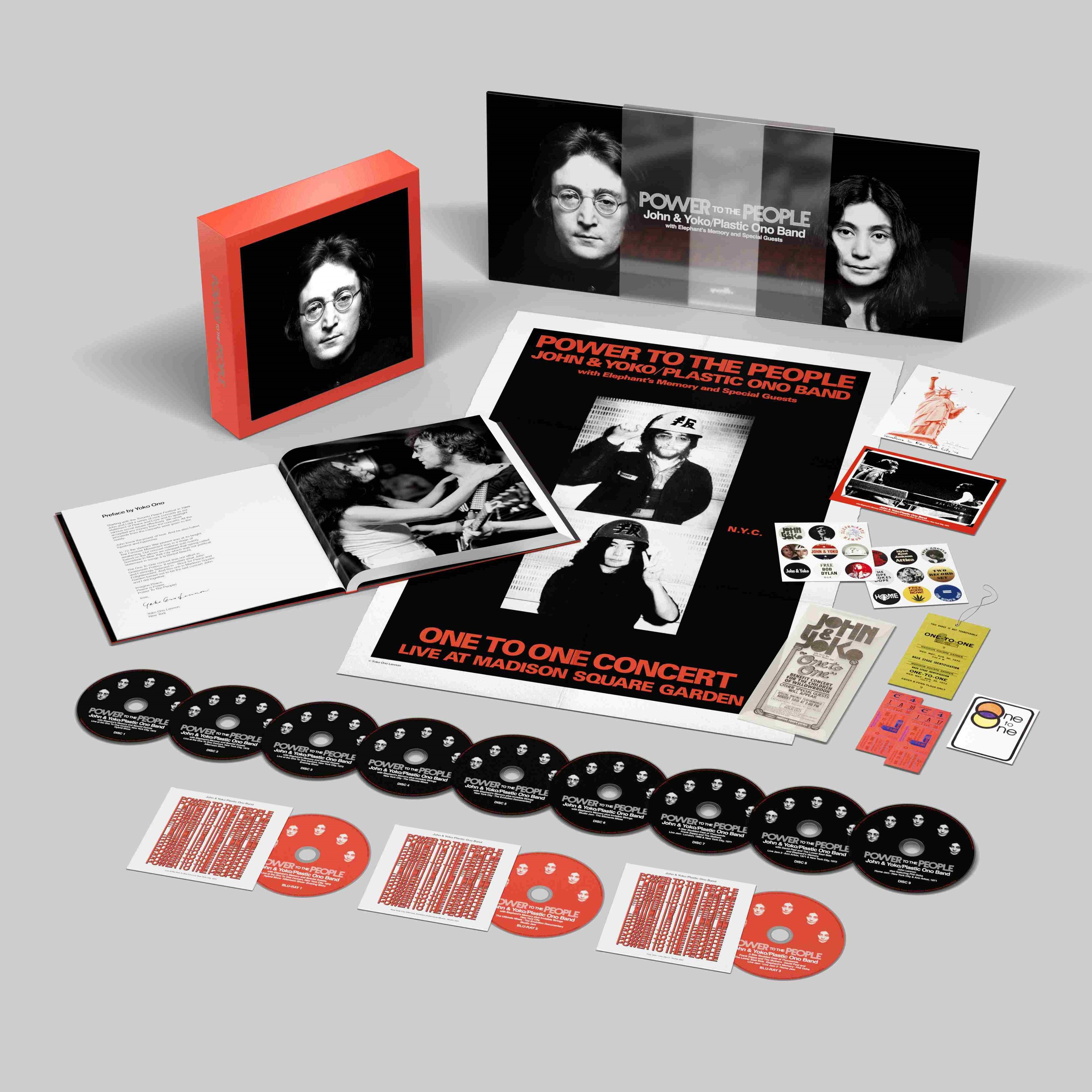 Blu-ray John Lennon and Yoko Ono - POWER TO THE POEPLE/9CD LT