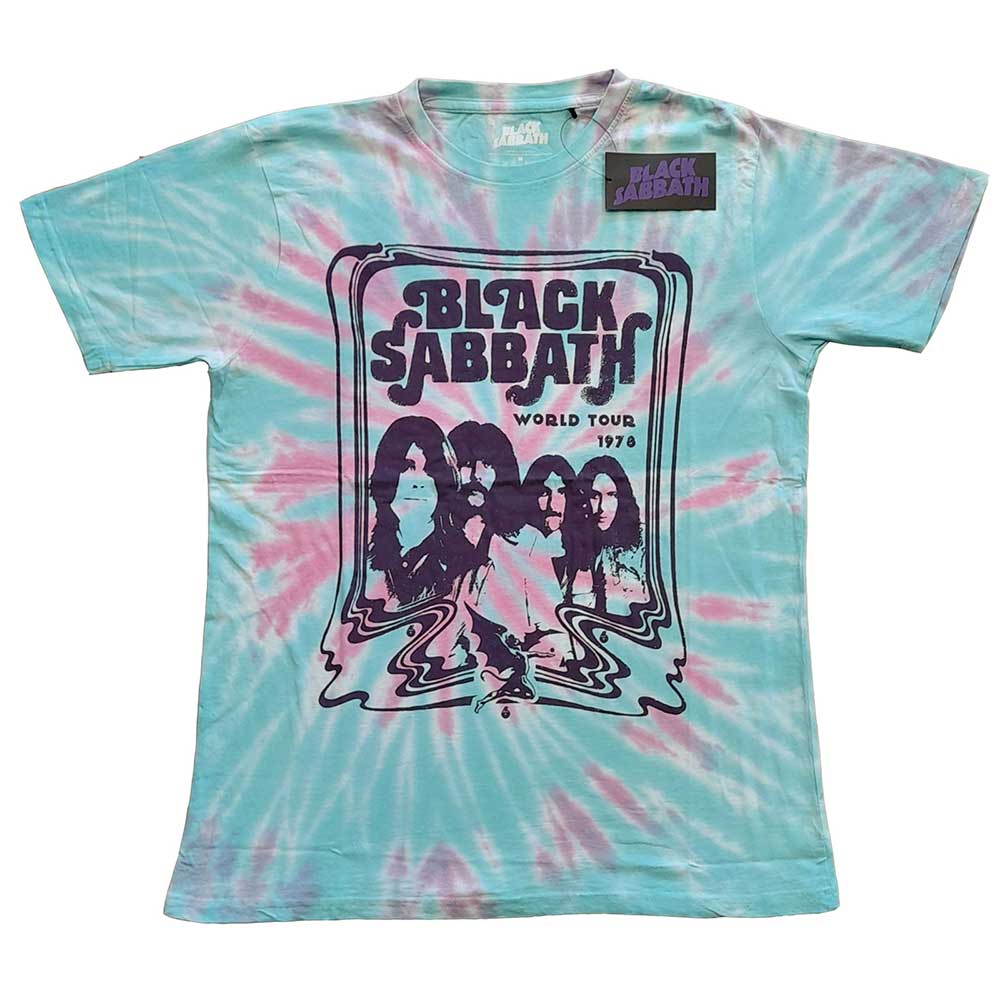 Tričko Black Sabbath - World Tour '78, Unisex,Zelená,XXL