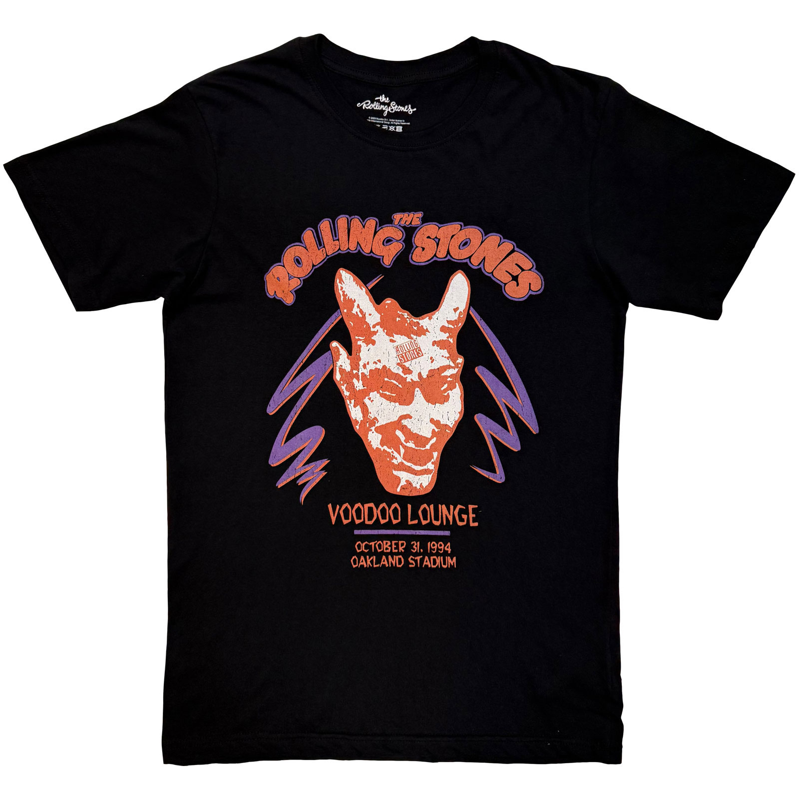 Tričko The Rolling Stones - Voodoo Oakland Stadium, Unisex,Čierna,M