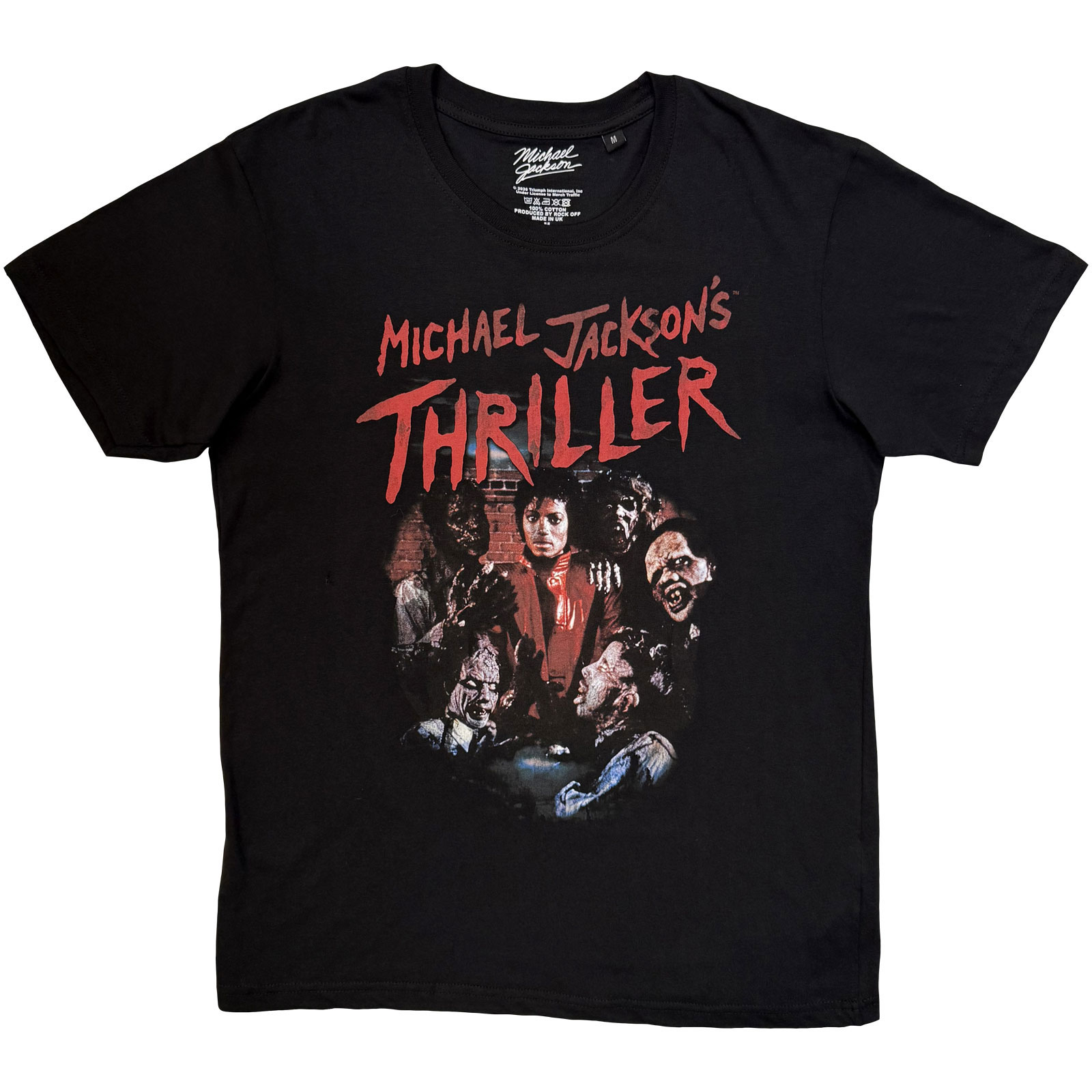 Tričko Michael Jackson - Thriller Zombies, Unisex,Čierna,XXL
