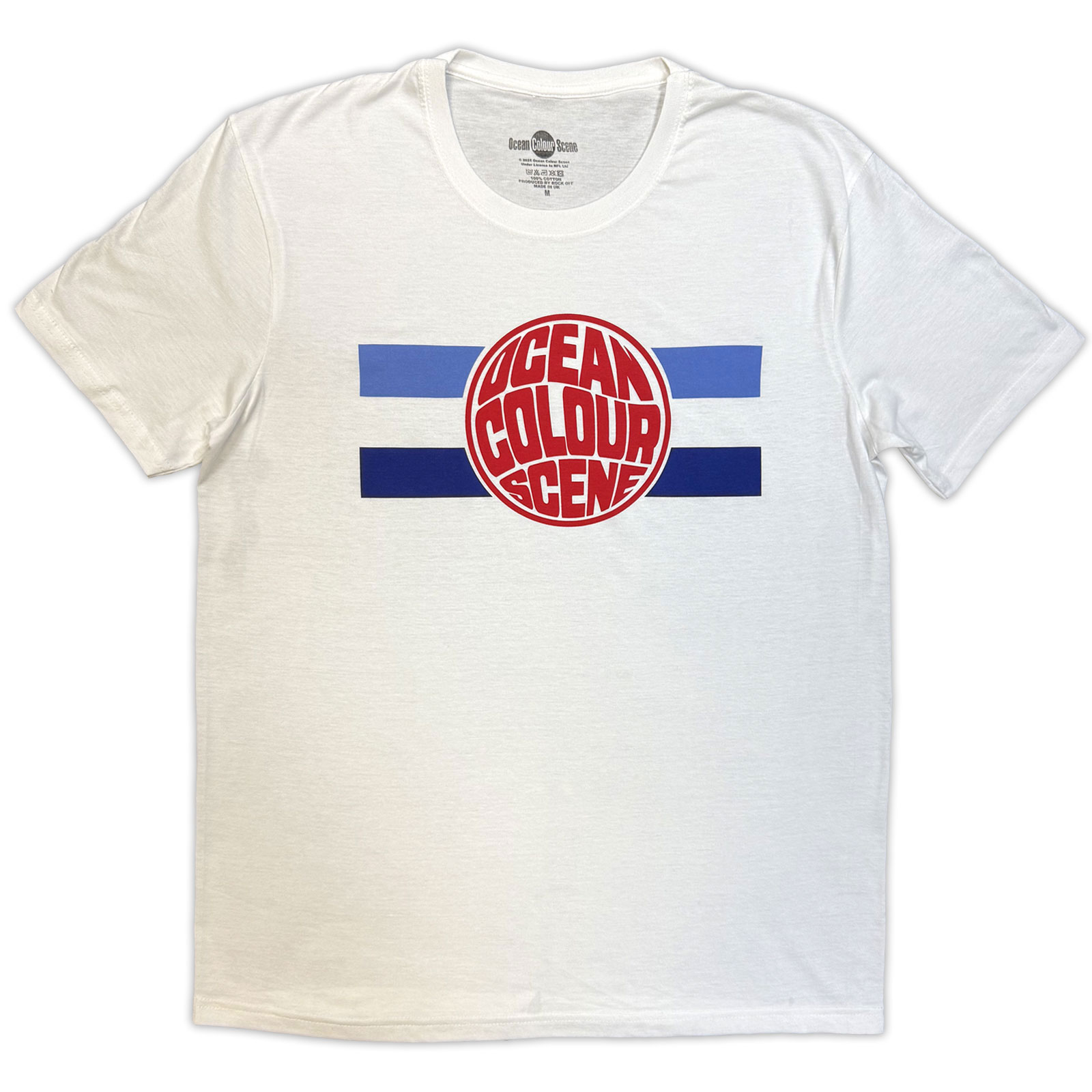 Tričko Ocean Colour Scene - Sphere Logo, Unisex,Biela,XXL