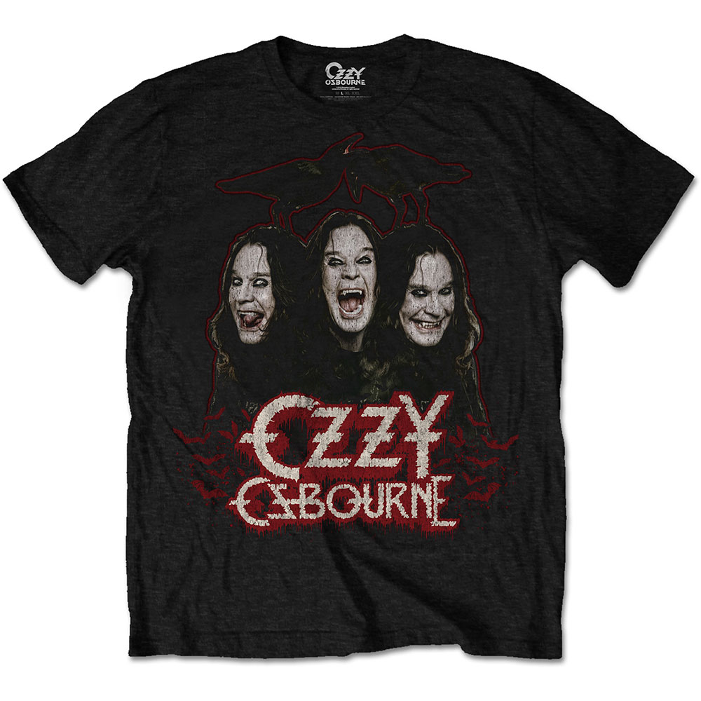 Tričko Ozzy Osbourne - Crows & Bars, Unisex,Čierna,XXL