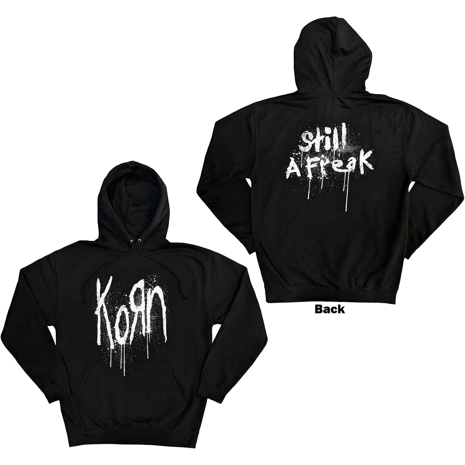 Mikina Korn - Still A Freak, Unisex,Čierna,S