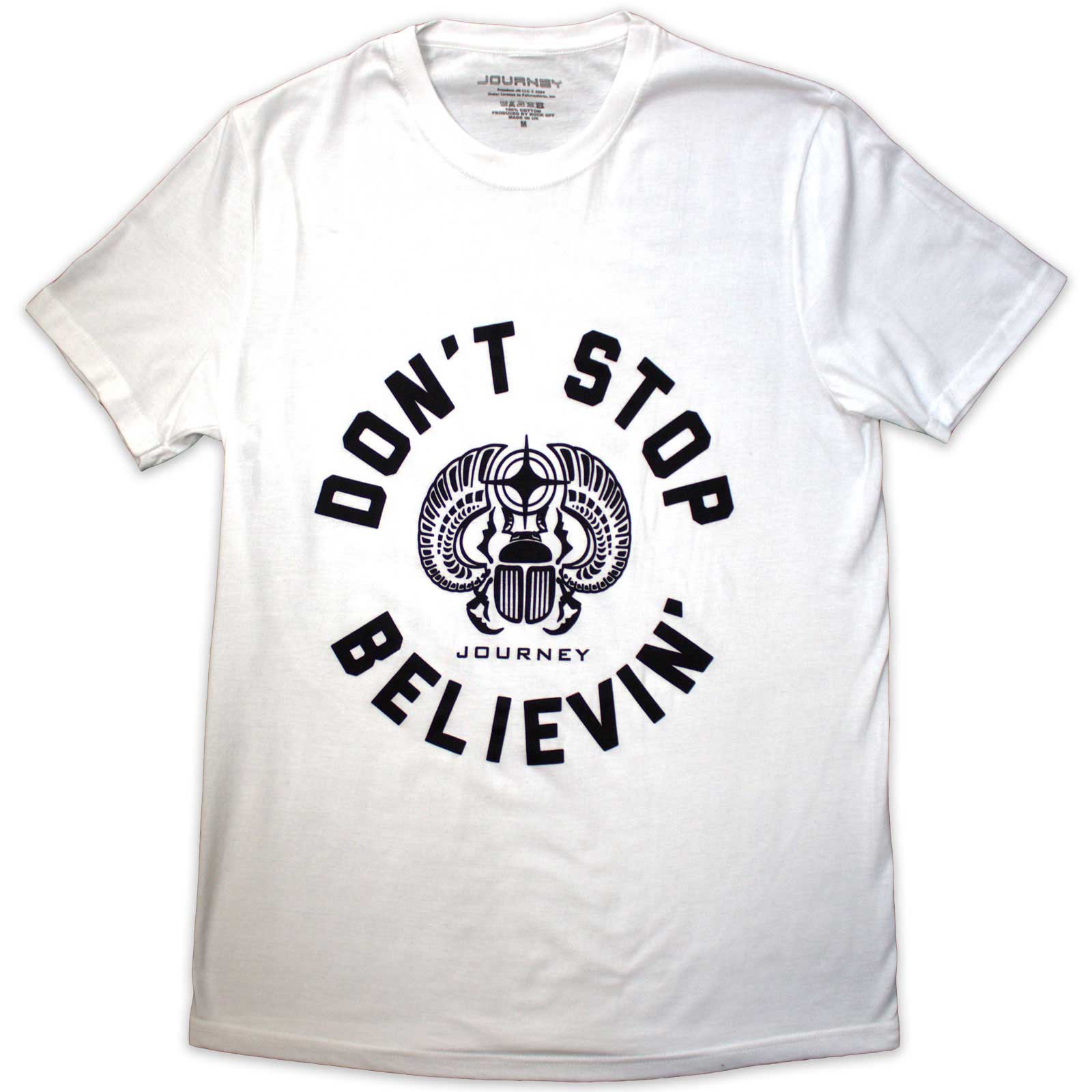 Tričko Journey - Believin', Unisex,Biela,L