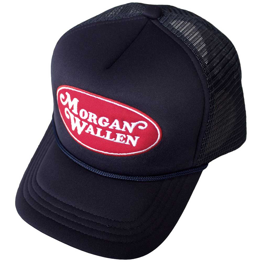 Šiltovka Morgan Wallen - Oval Logo, Unisex,Modrá,Univerzálna