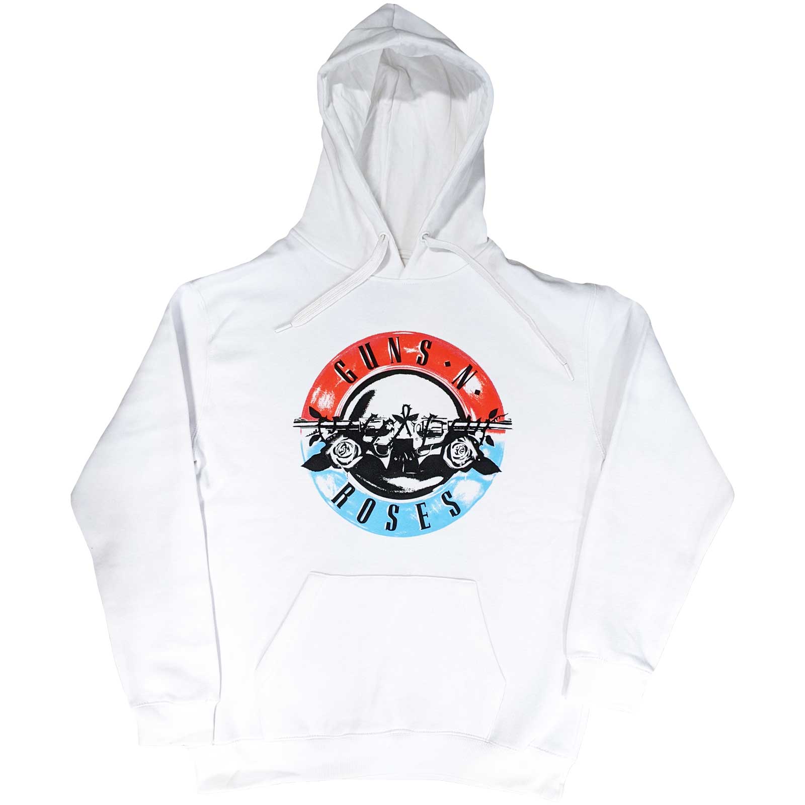 Mikina Guns N’ Roses - Motorcross Logo, Unisex,Biela,XXL