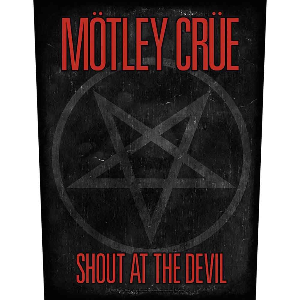 Nažehlovačka Motley Crue - Shout At The Devil Pentagram