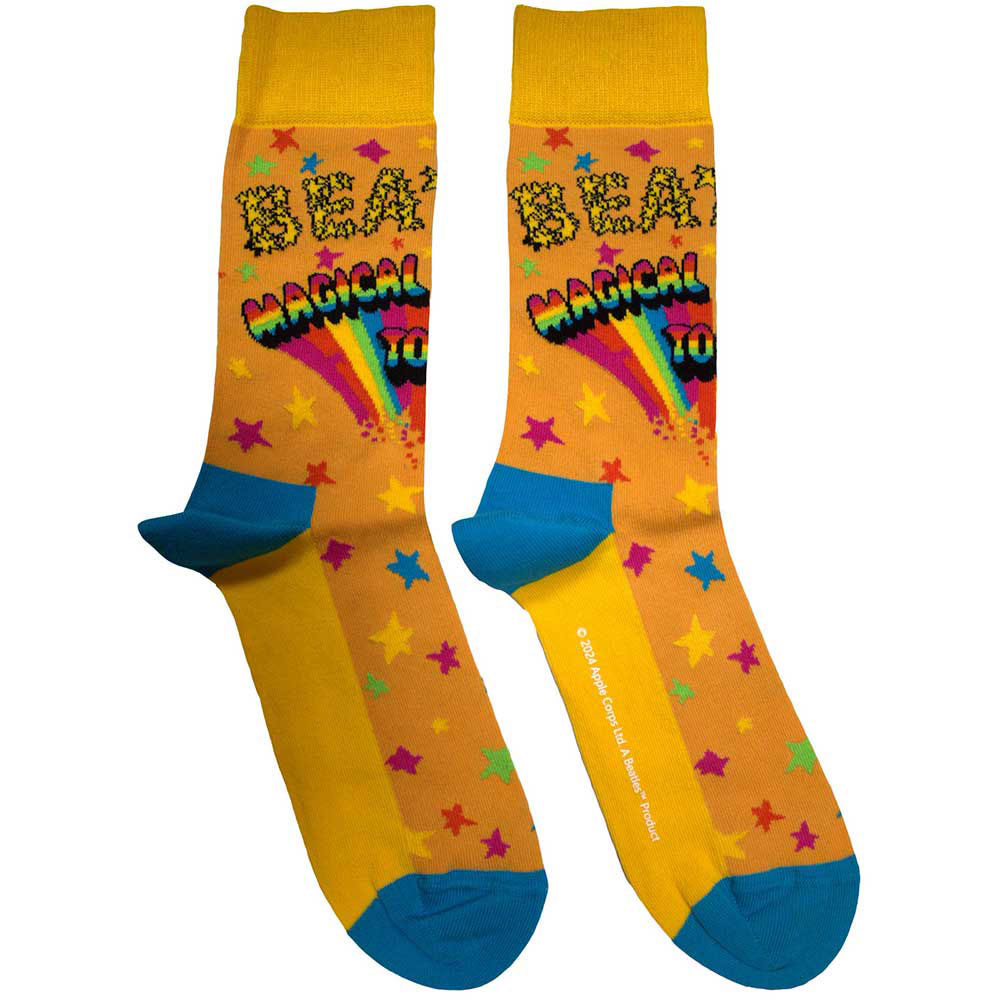 Ponožky The Beatles - Magical Mystery Tour, Unisex,Oranžová,UK 4 - 7
