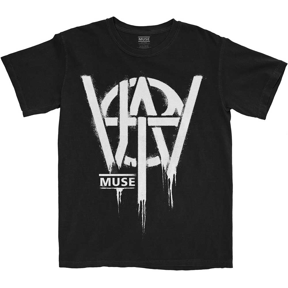 Tričko Muse - Will of the People Stencil, Unisex,Čierna,XXL