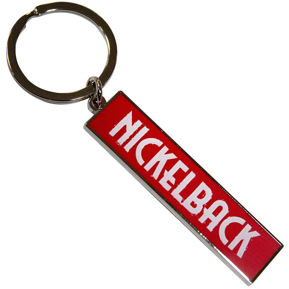 Kľúčenka Nickelback - White Logo Red