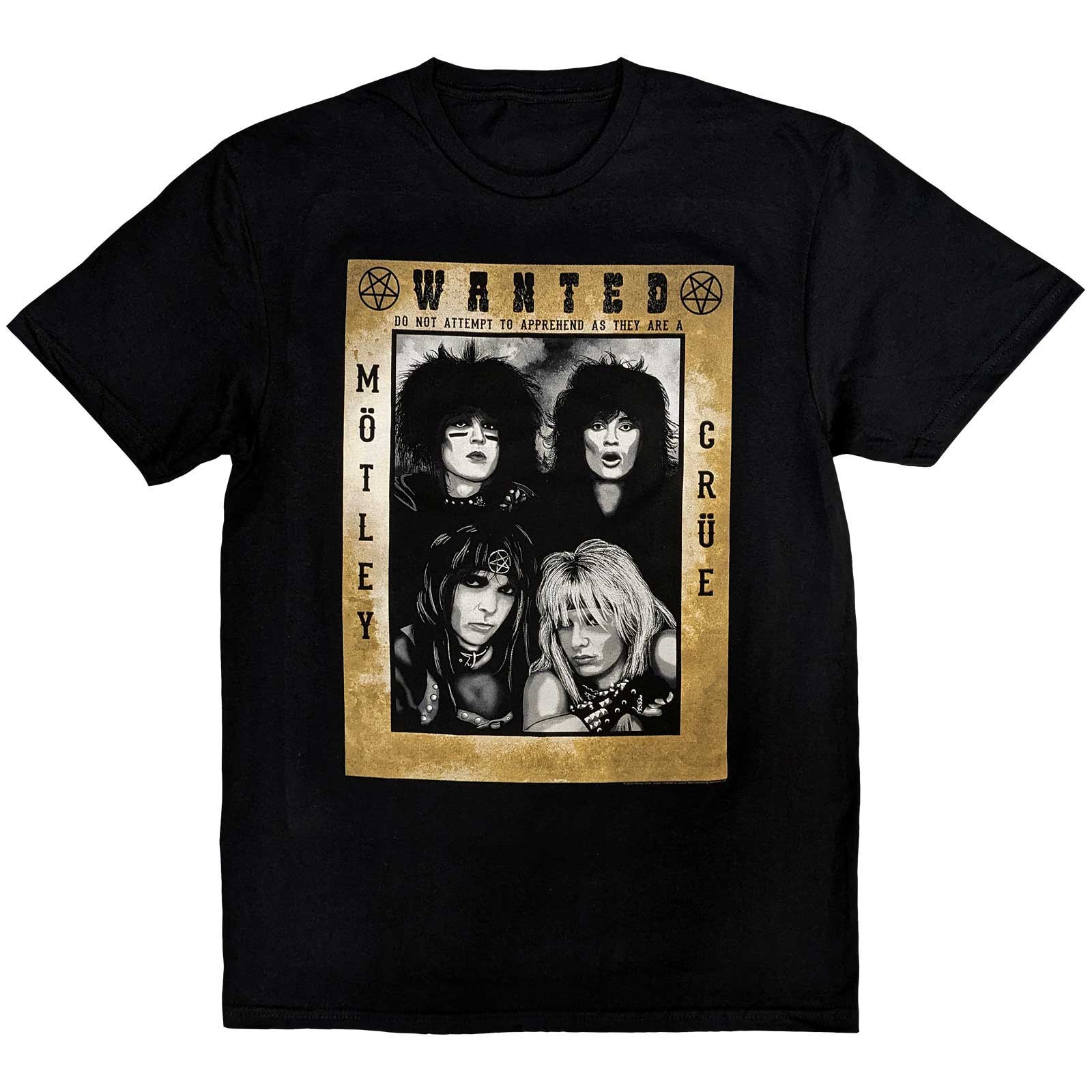 Tričko Motley Crue - Buffalo, Unisex,Čierna,M