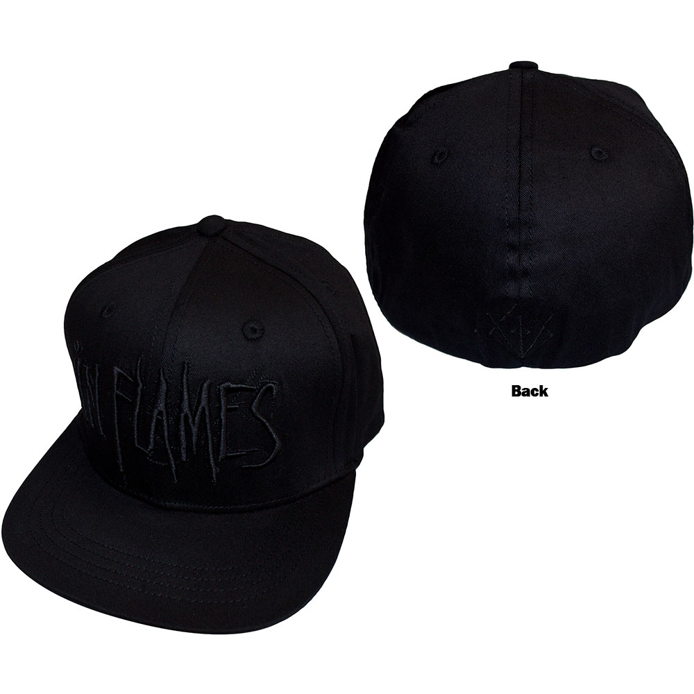 Šiltovka In Flames - Black Logo, Unisex,Čierna,Univerzálna