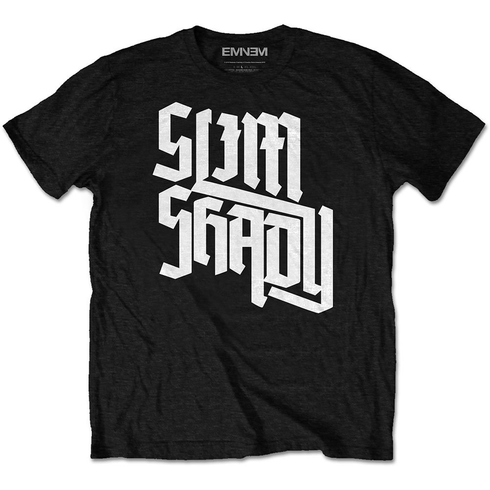 Tričko Eminem - Shady Slant, Unisex,Čierna,XXL
