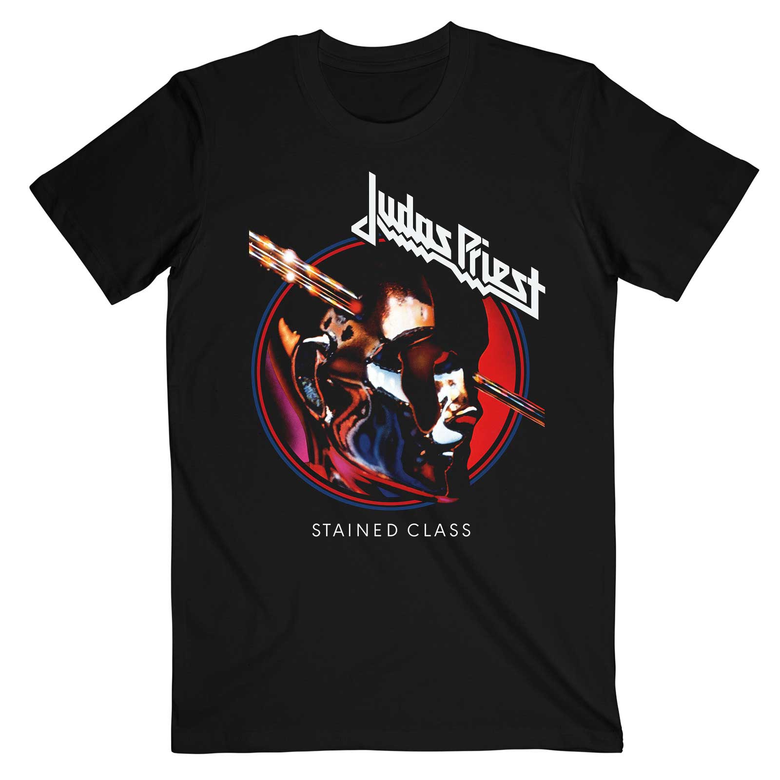 Tričko Judas Priest - Stained Class Album Circle, Unisex,Čierna,XXL