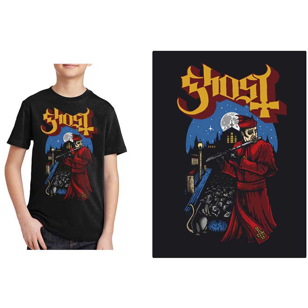 Tričko Ghost - Advanced Pied Piper, Dieťa,Čierna,12 – 14 rokov