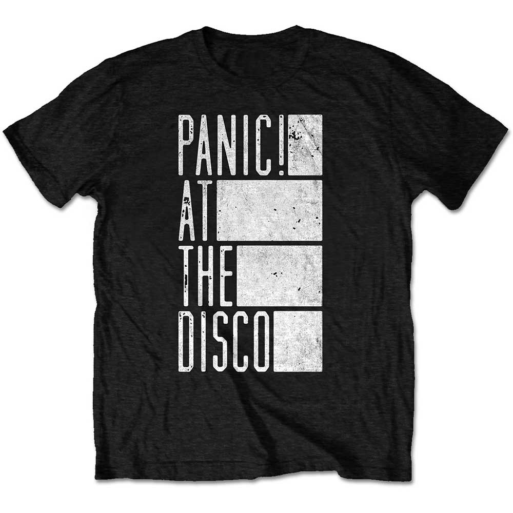 Tričko Panic! At The Disco - Bars, Unisex,Čierna,XXL