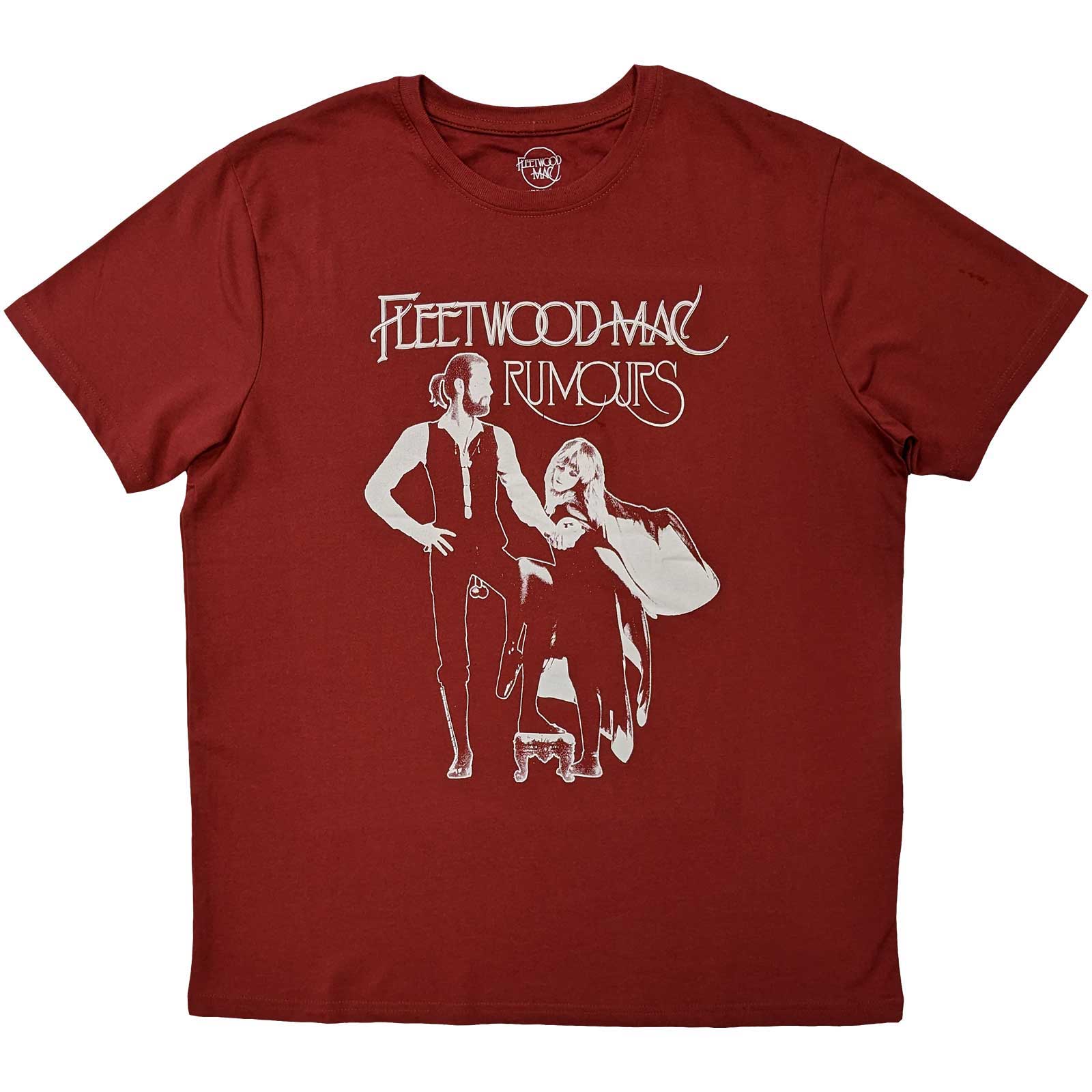 Tričko Fleetwood Mac - Rumours, Unisex,Červená,XXL