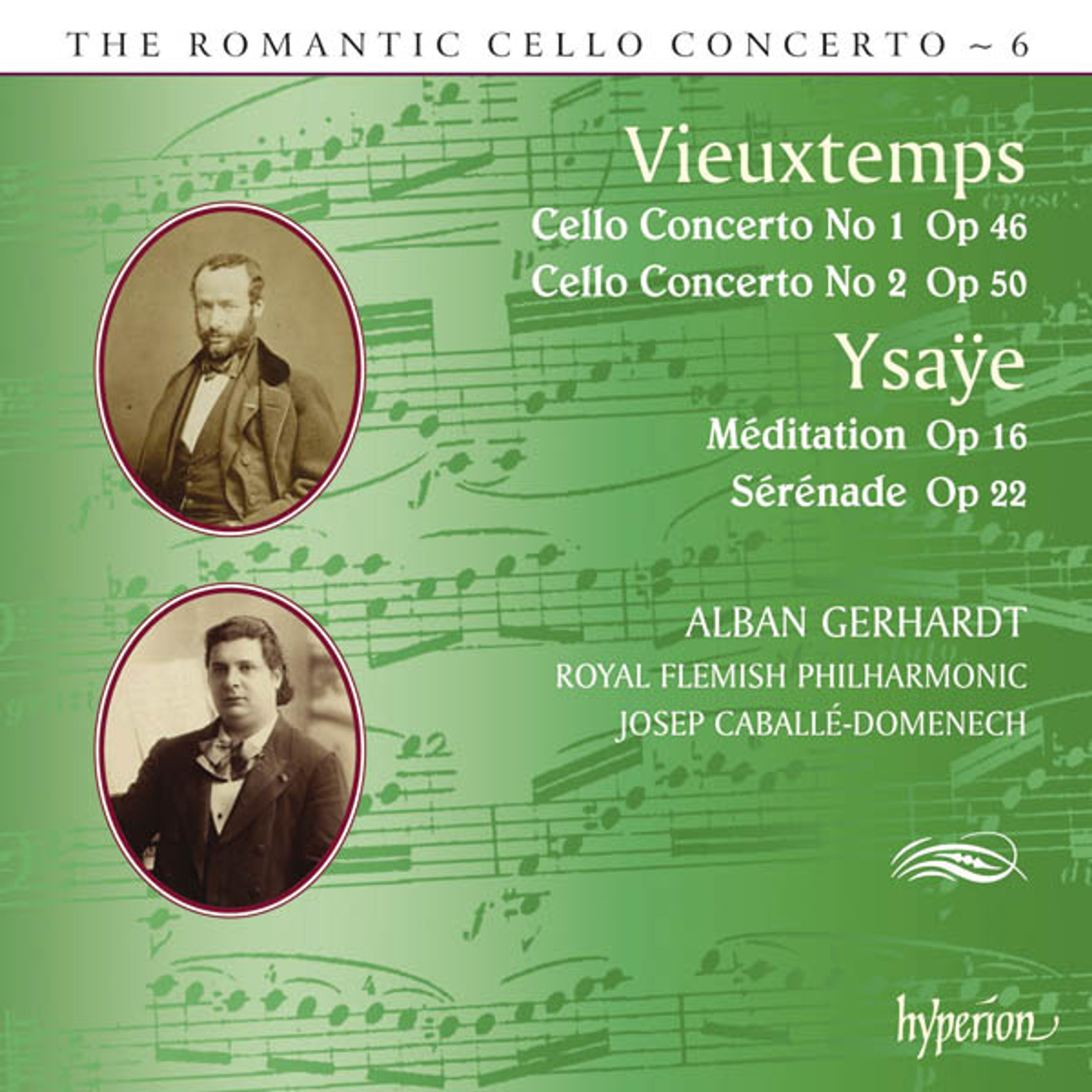 CD Alban Gerhardt - VIEUXTEMPS: CELLO CONCERTO NO.1 & NO. 2 / YSAYE: MEDIATION OP. 16