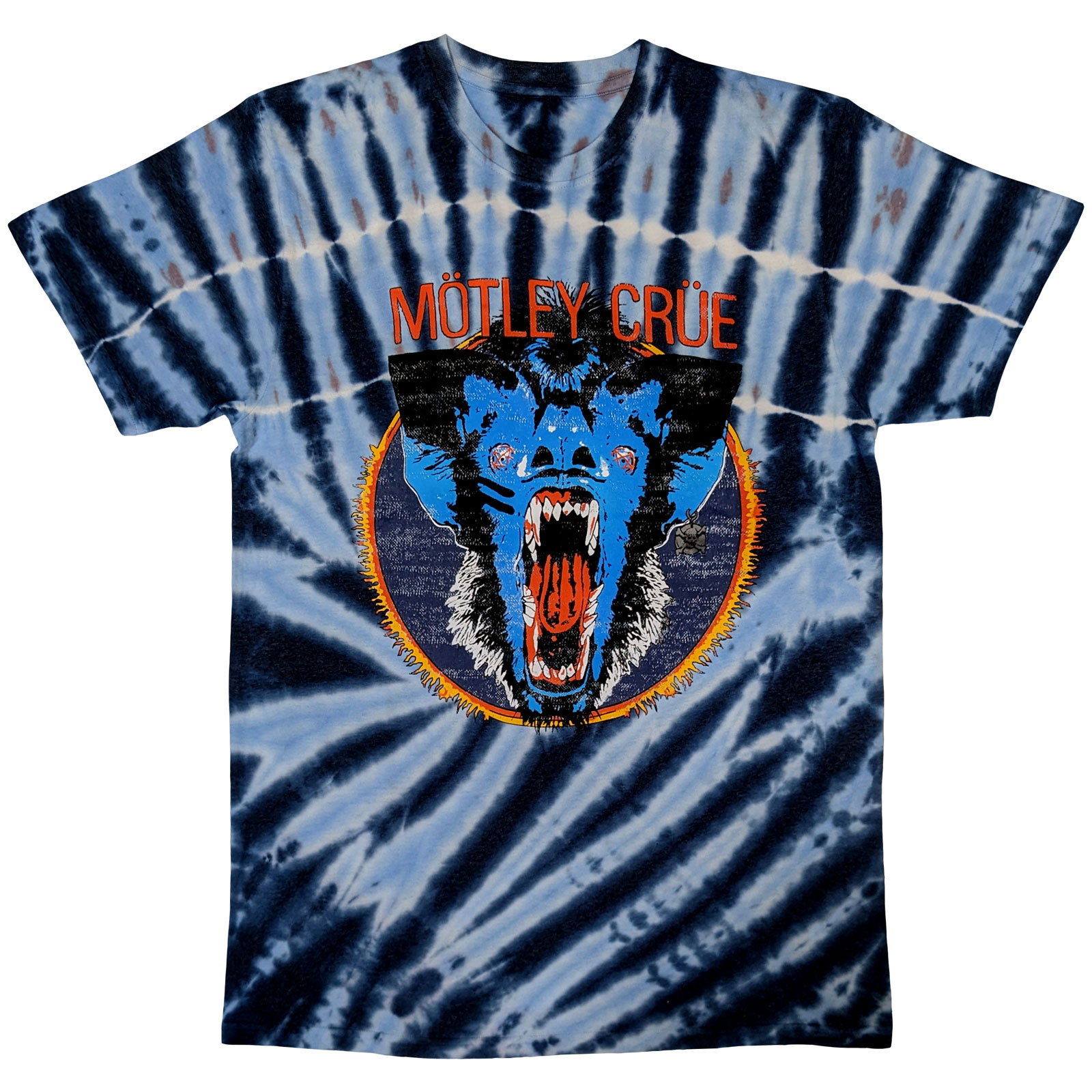 Tričko Motley Crue - Screaming Animal, Unisex,Modrá,XXL