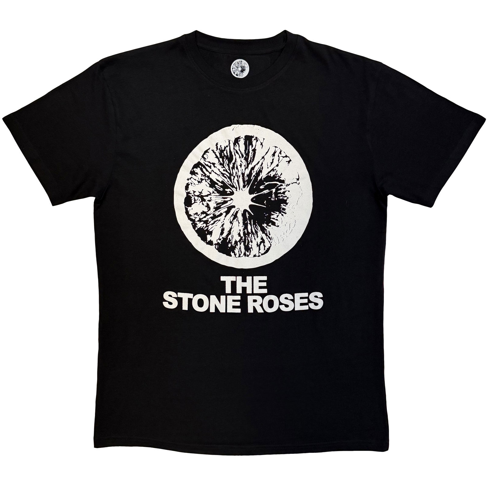 Tričko The Stone Roses - Logo & Lemon Mono, Unisex,Čierna,XXL