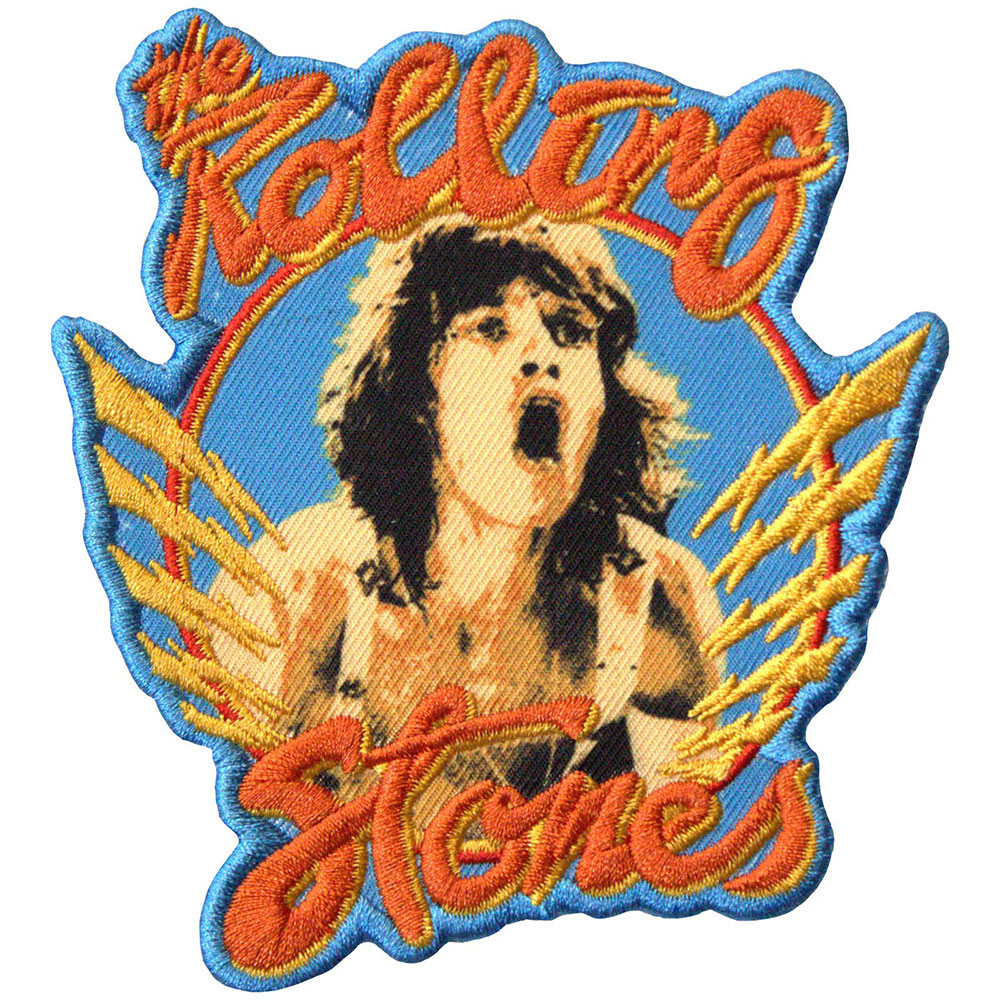 Nažehlovačka The Rolling Stones - Mick & Orange Logo