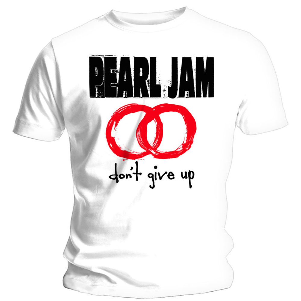 Tričko Pearl Jam - Don't Give Up, Unisex,Biela,XXL