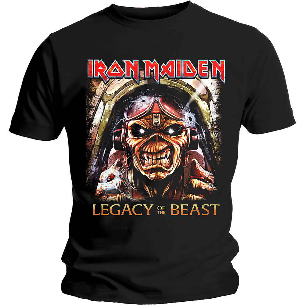 Tričko Iron Maiden - Legacy Aces, Unisex,Čierna,XXL