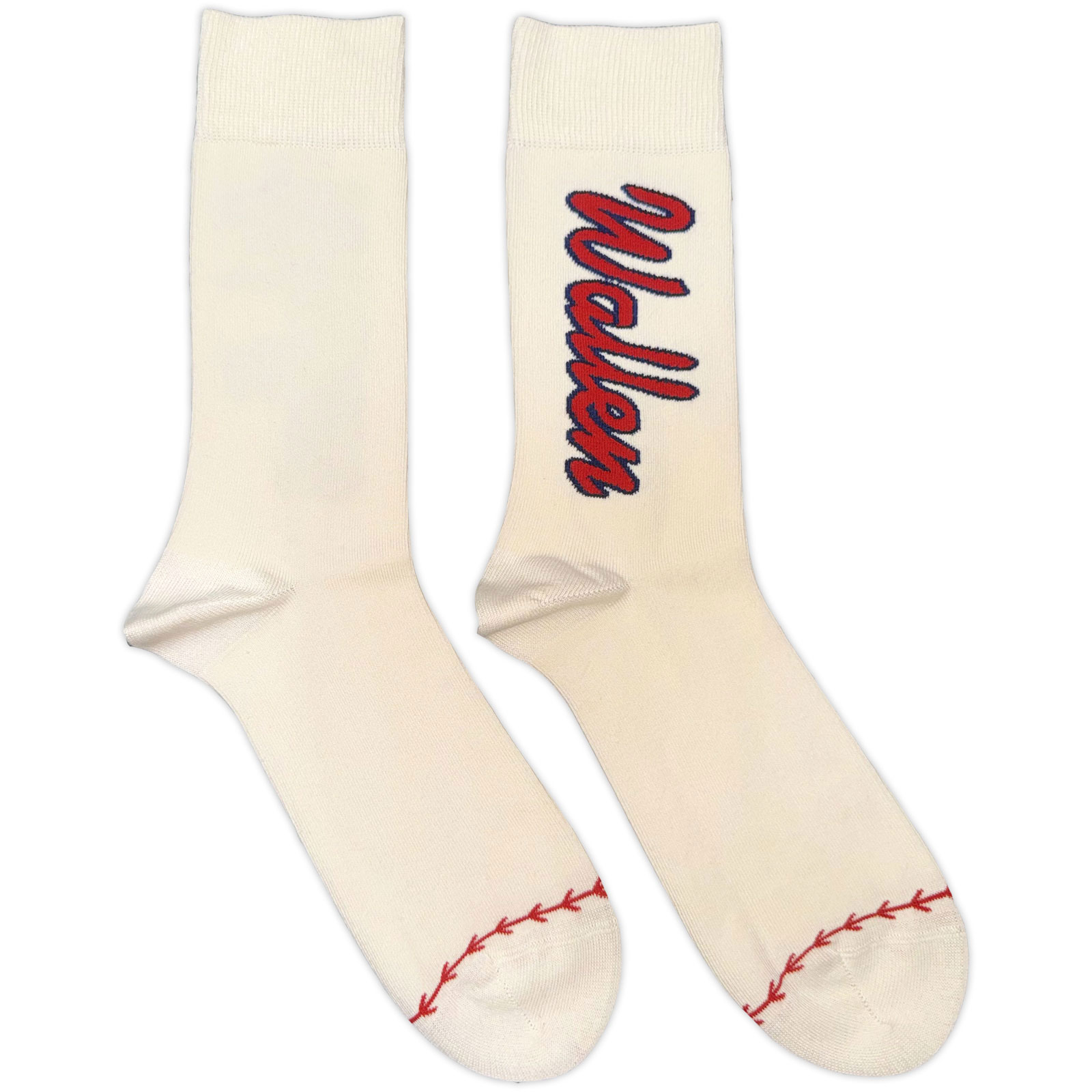 Ponožky Morgan Wallen - Red Logo Baseball, Unisex,Natural,UK 7 - 11