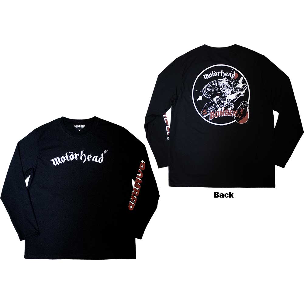 Tričko s dlhým rukávom Motörhead - Bomber, Unisex,Čierna,XL