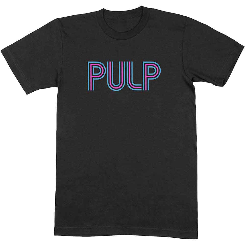 Tričko Pulp - Intro Logo, Unisex,Čierna,XXL