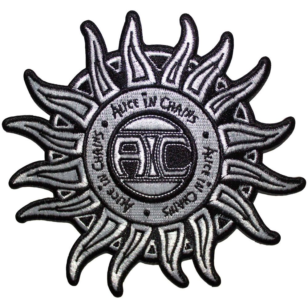 Nažehlovačka Alice In Chains - Sun Logo B&W