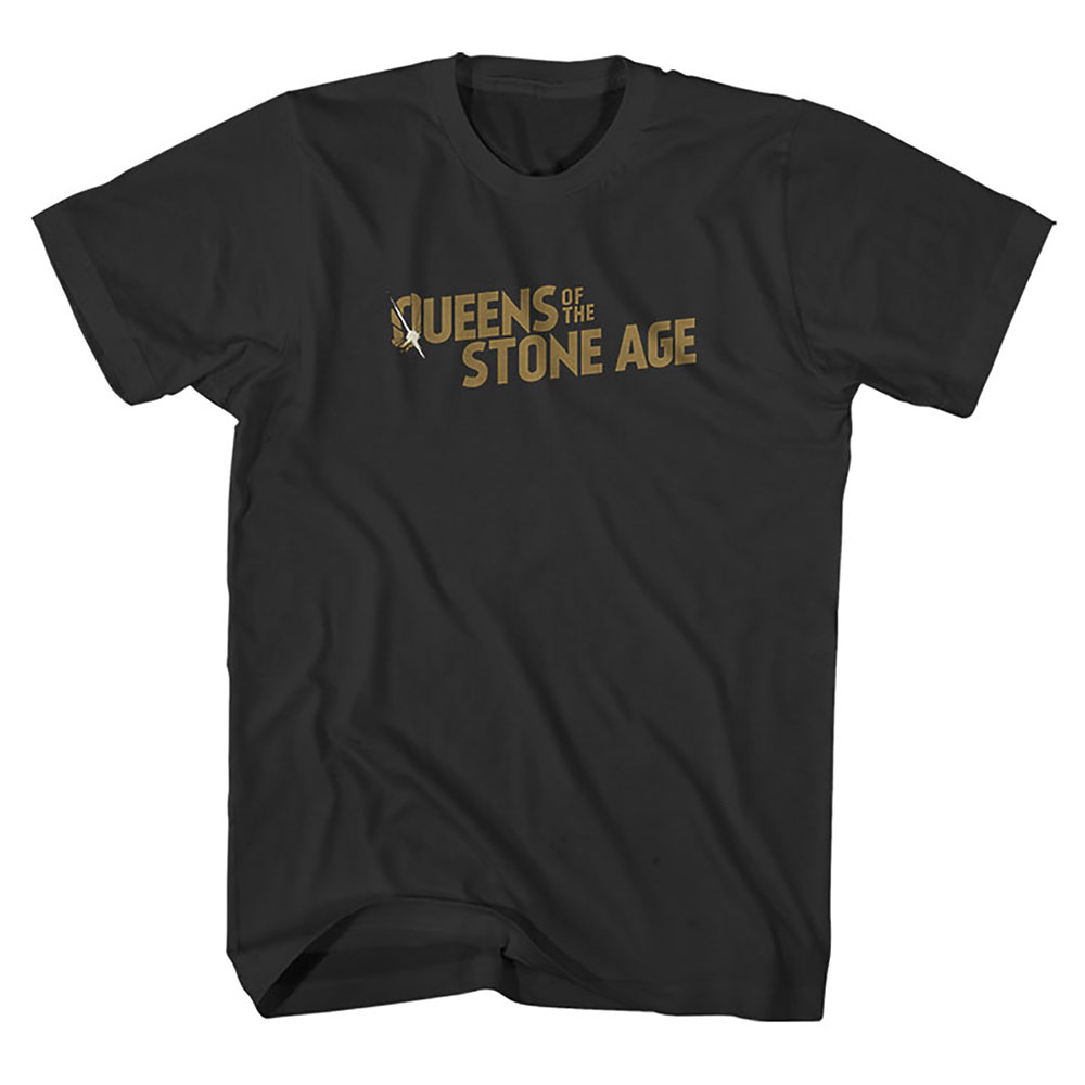 Tričko Queens of the Stone Age - Bullet Shot Logo, Unisex,Čierna,XXL