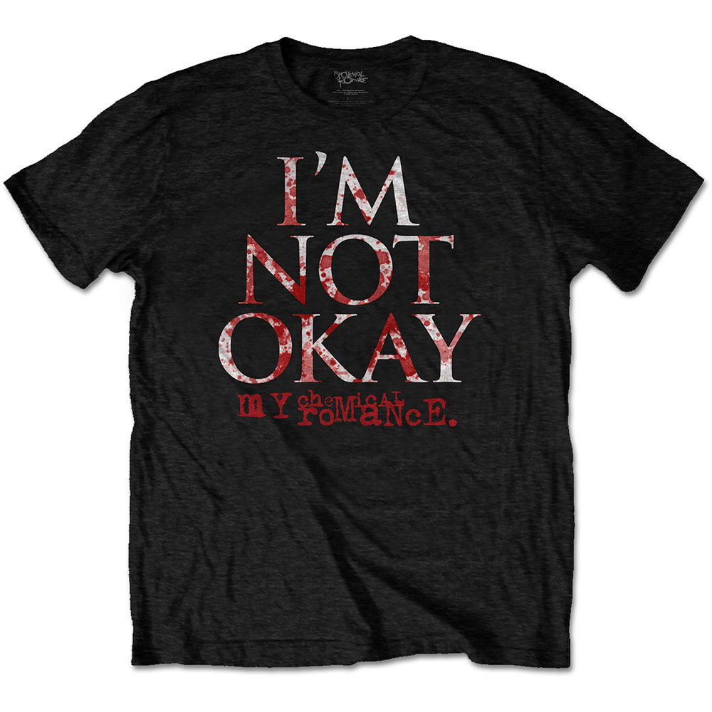Tričko My Chemical Romance - I'm Not Okay, Unisex,Čierna,XXL