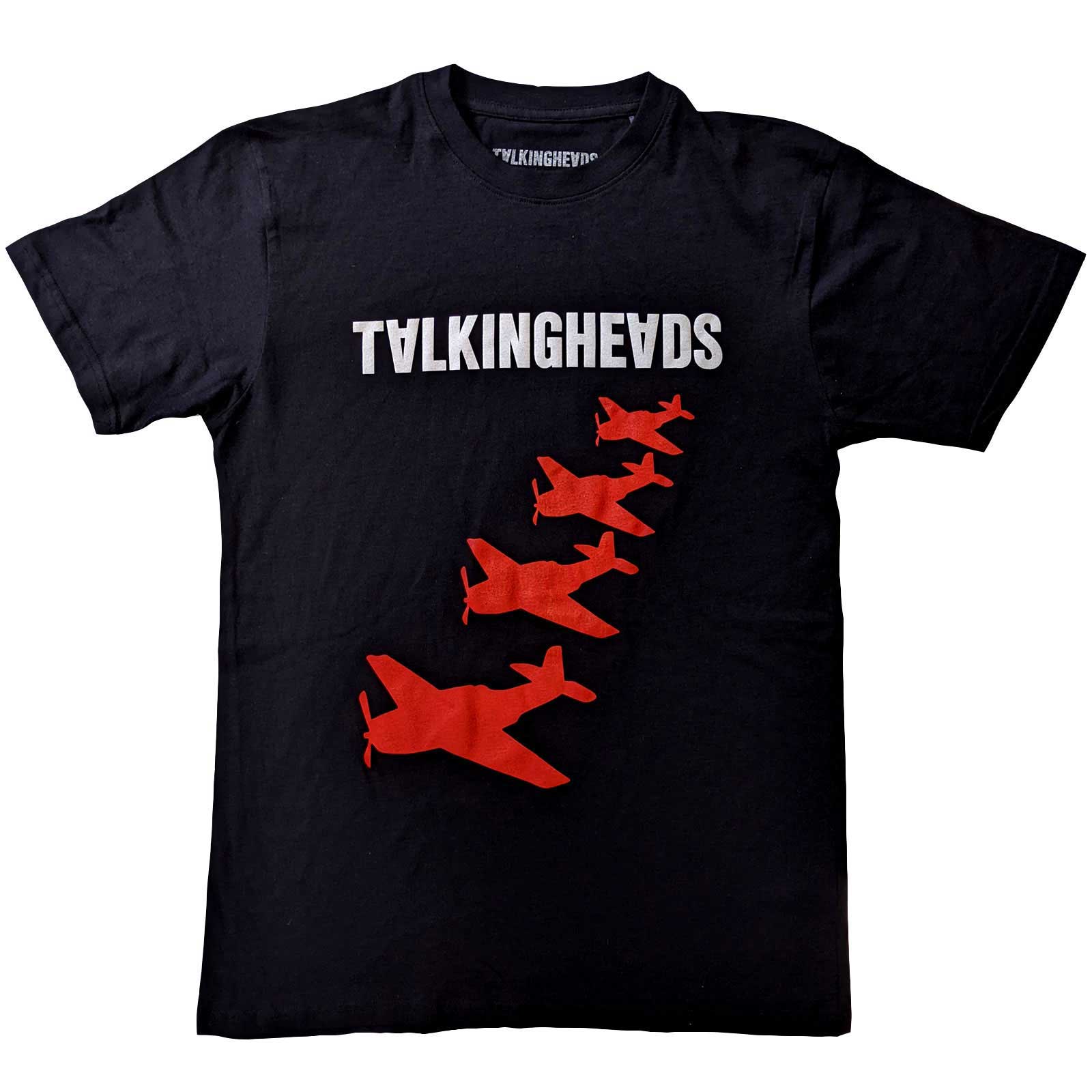Tričko Talking Heads - 4 Planes, Unisex,Čierna,XXL