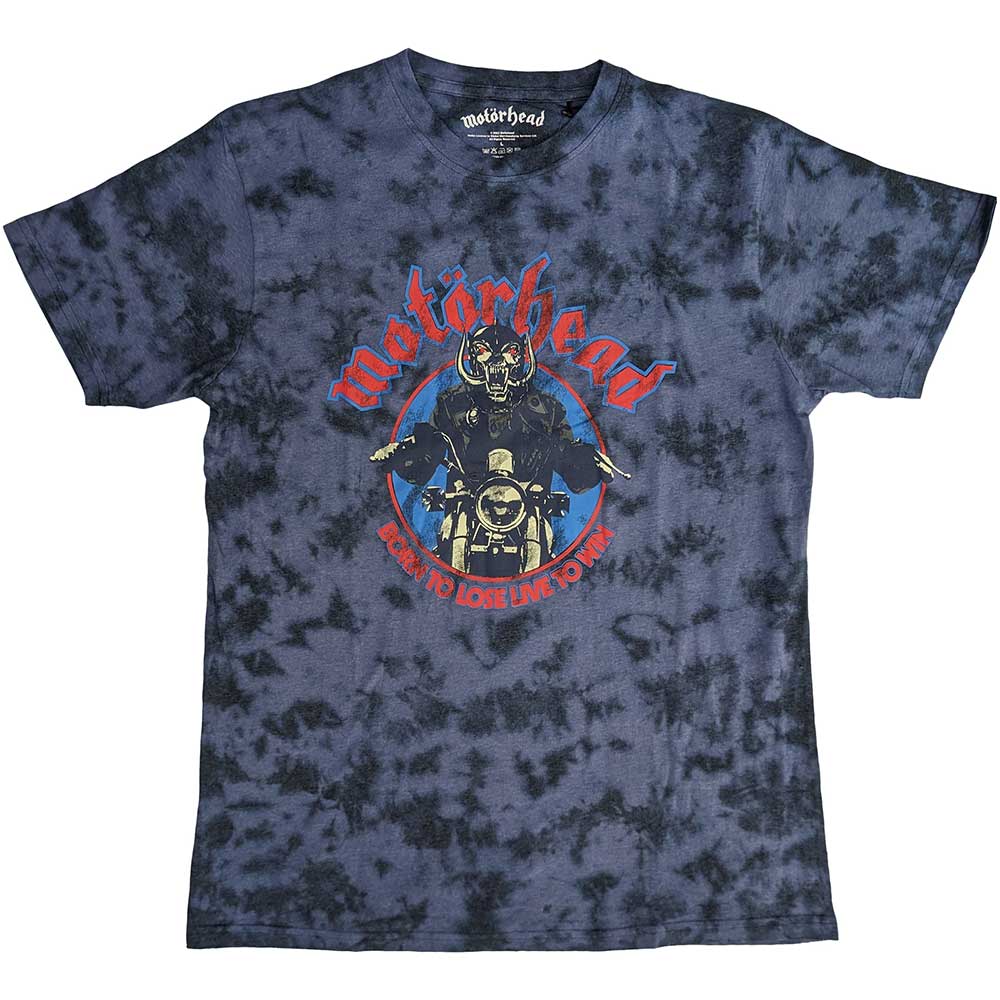 Tričko Motörhead - Born To Lose Biker, Unisex,Modrá,XXL