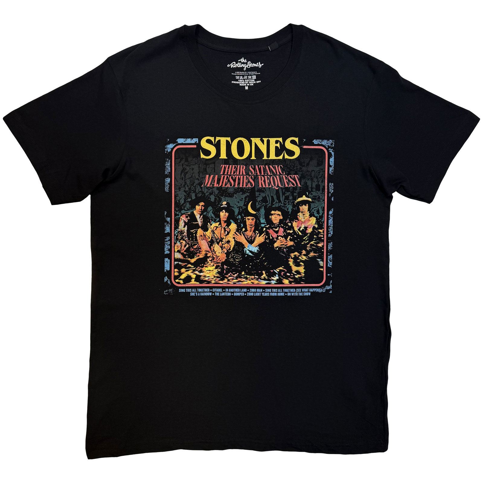 Tričko The Rolling Stones - Satanic Majesties, Unisex,Čierna,XXL