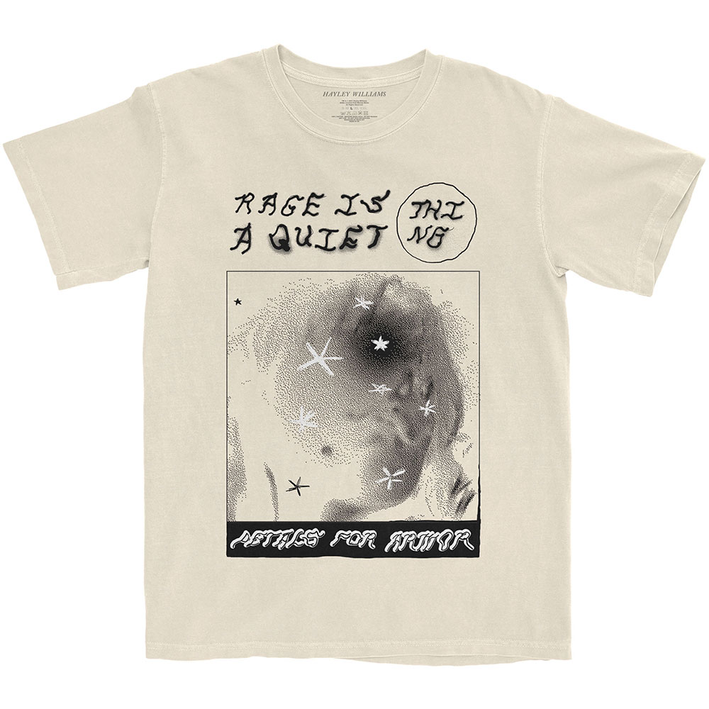 Tričko Hayley Williams - Rage, Unisex,Natural,XXL