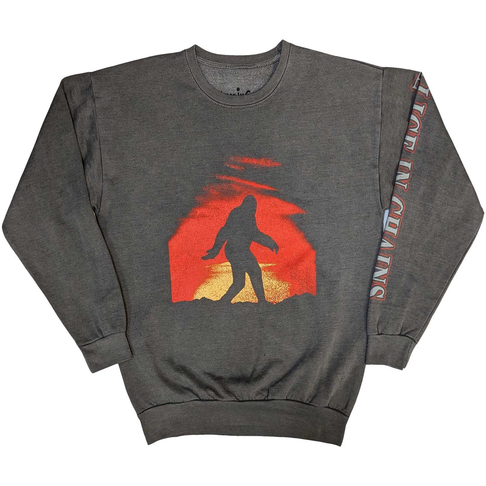 Crewneck Alice In Chains - Sasquatch Sunset, Unisex,Šedá,XL