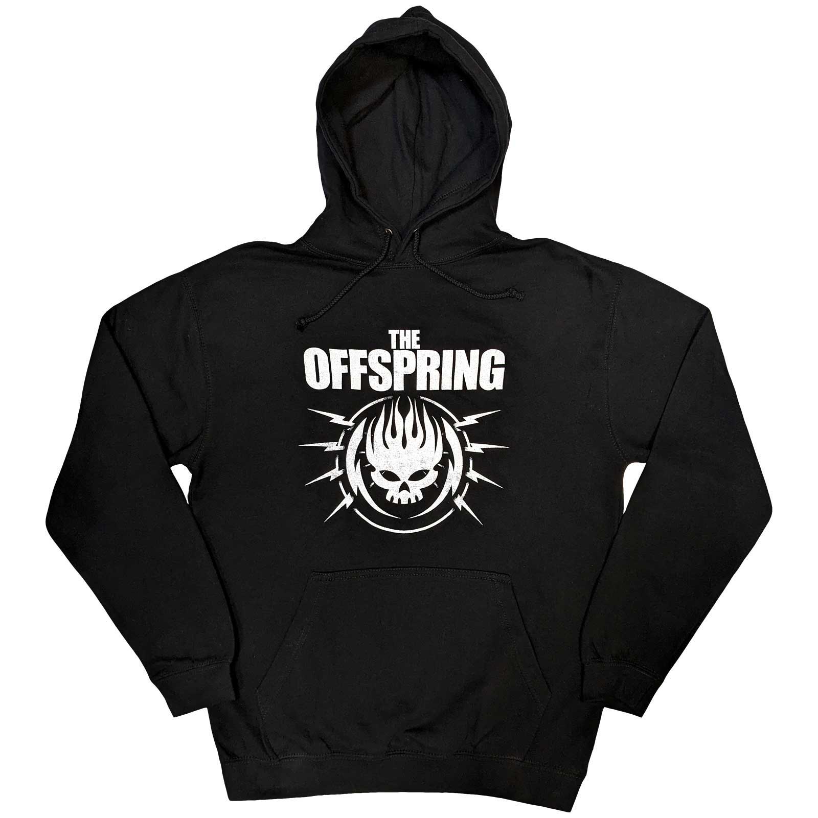 Mikina The Offspring - Bolt Logo, Unisex,Čierna,XXL