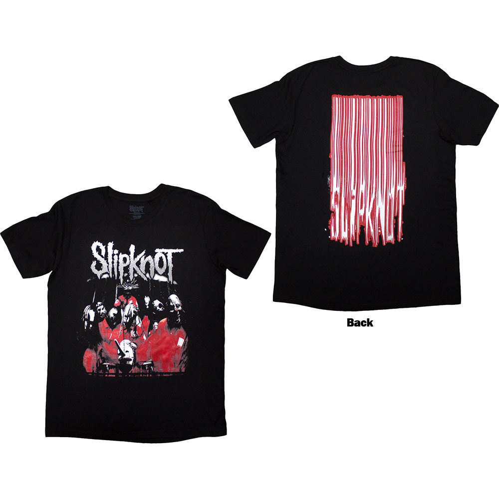 Tričko Slipknot - Stretched Barcode, Unisex,Čierna,XXL