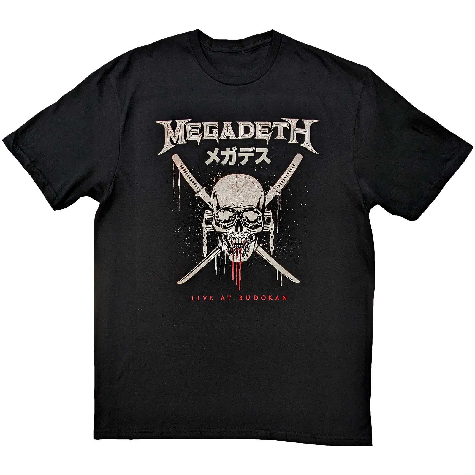 Tričko Megadeth - Crossed Swords, Unisex,Čierna,XXL