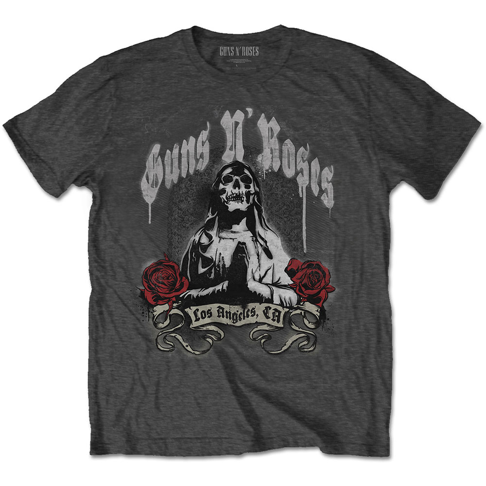 Tričko Guns N’ Roses - Death Men, Unisex,Šedá,XS
