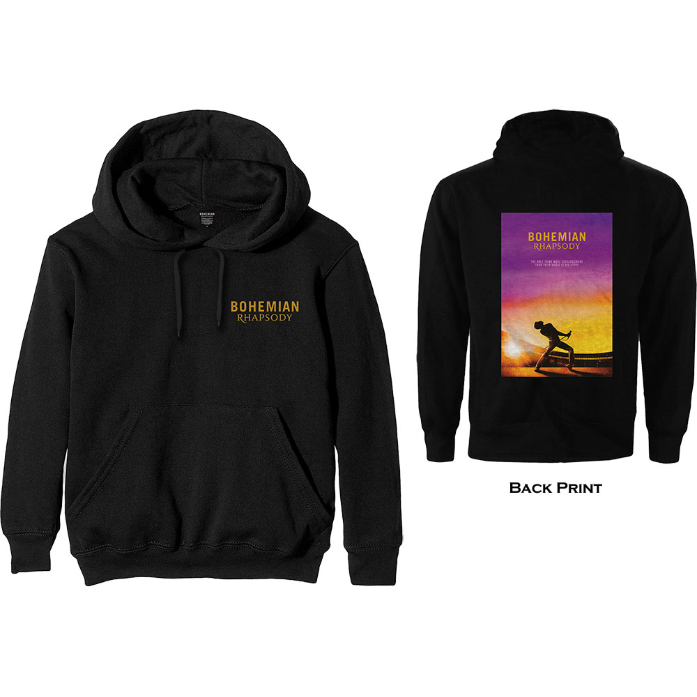Mikina Queen - Bohemian Rhapsody Movie Poster, Unisex,Čierna,3XL