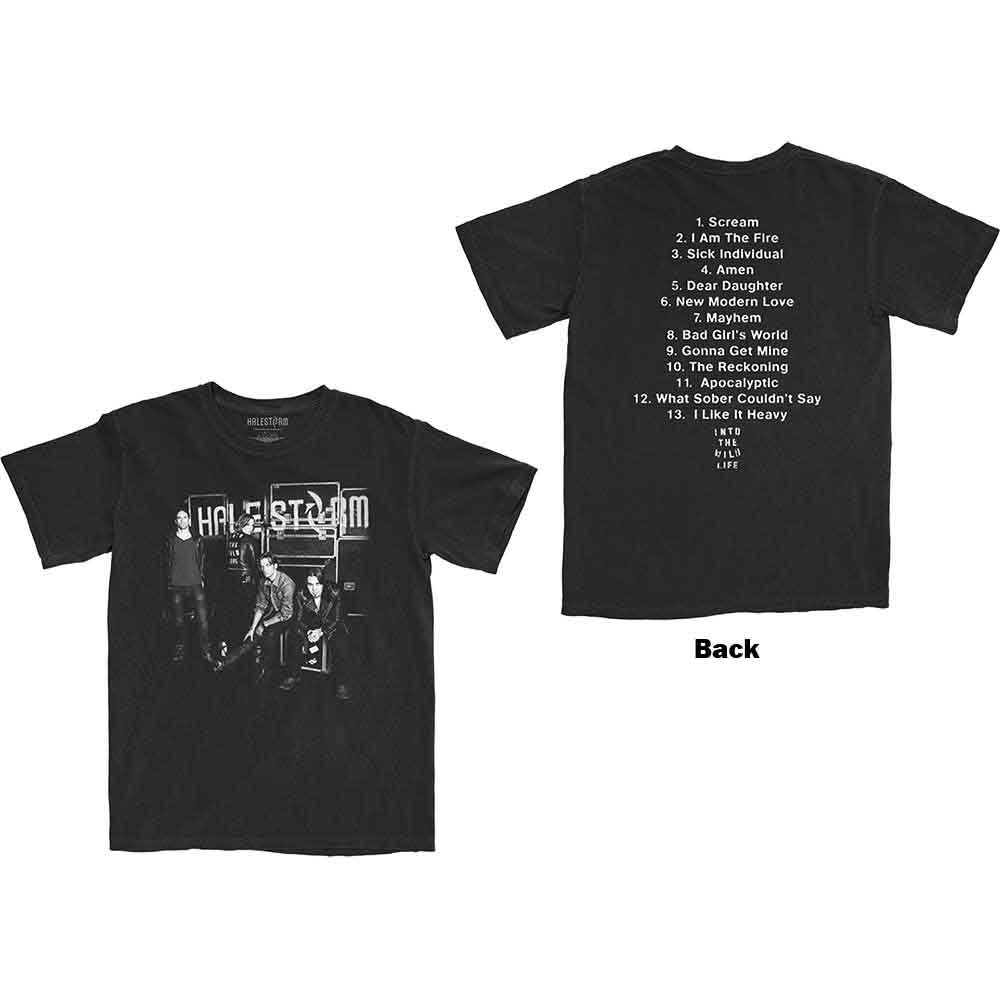 Tričko Halestorm - The Wild Cover, Unisex,Čierna,XXL