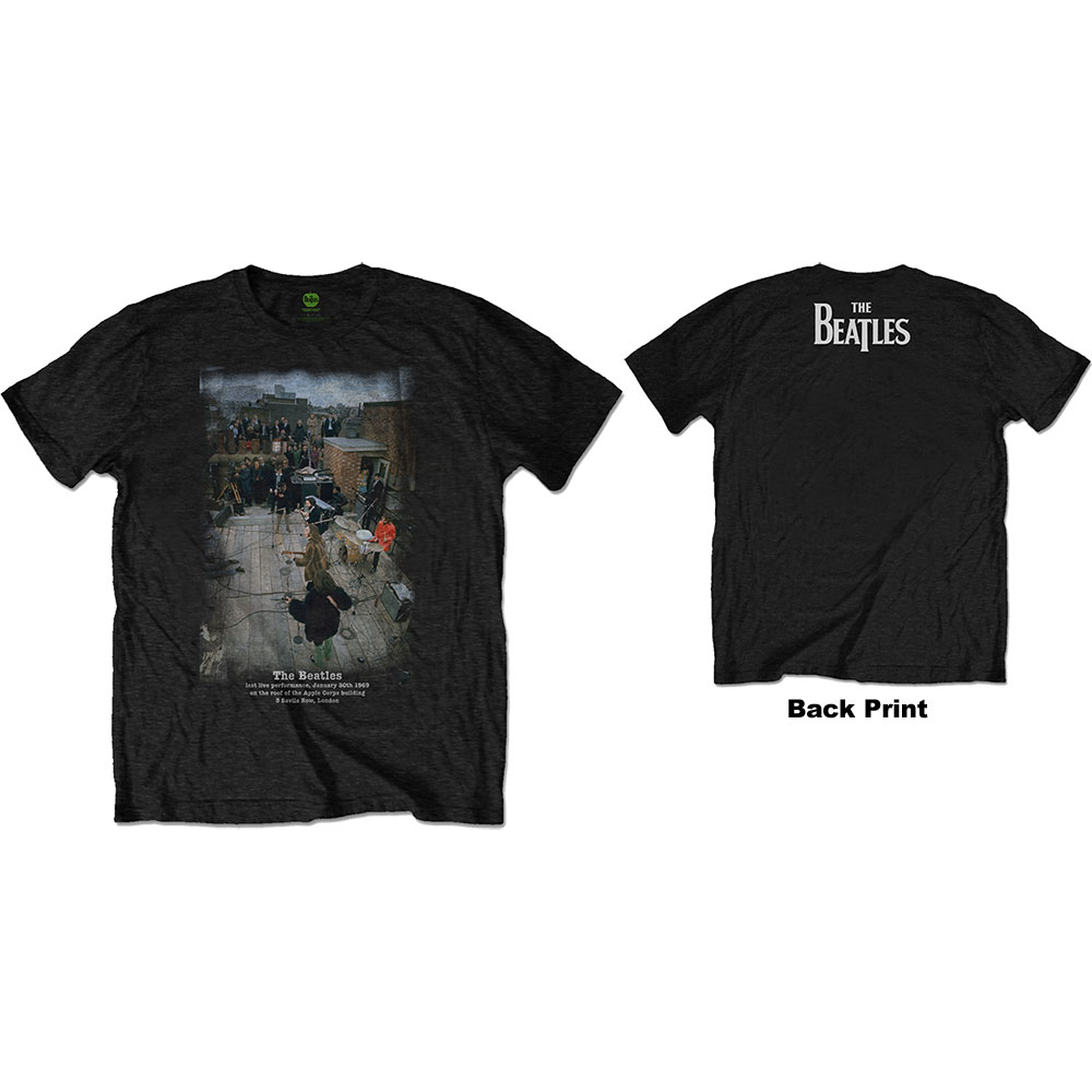 Tričko The Beatles - 3 Savile Row, Unisex,Čierna,XXL