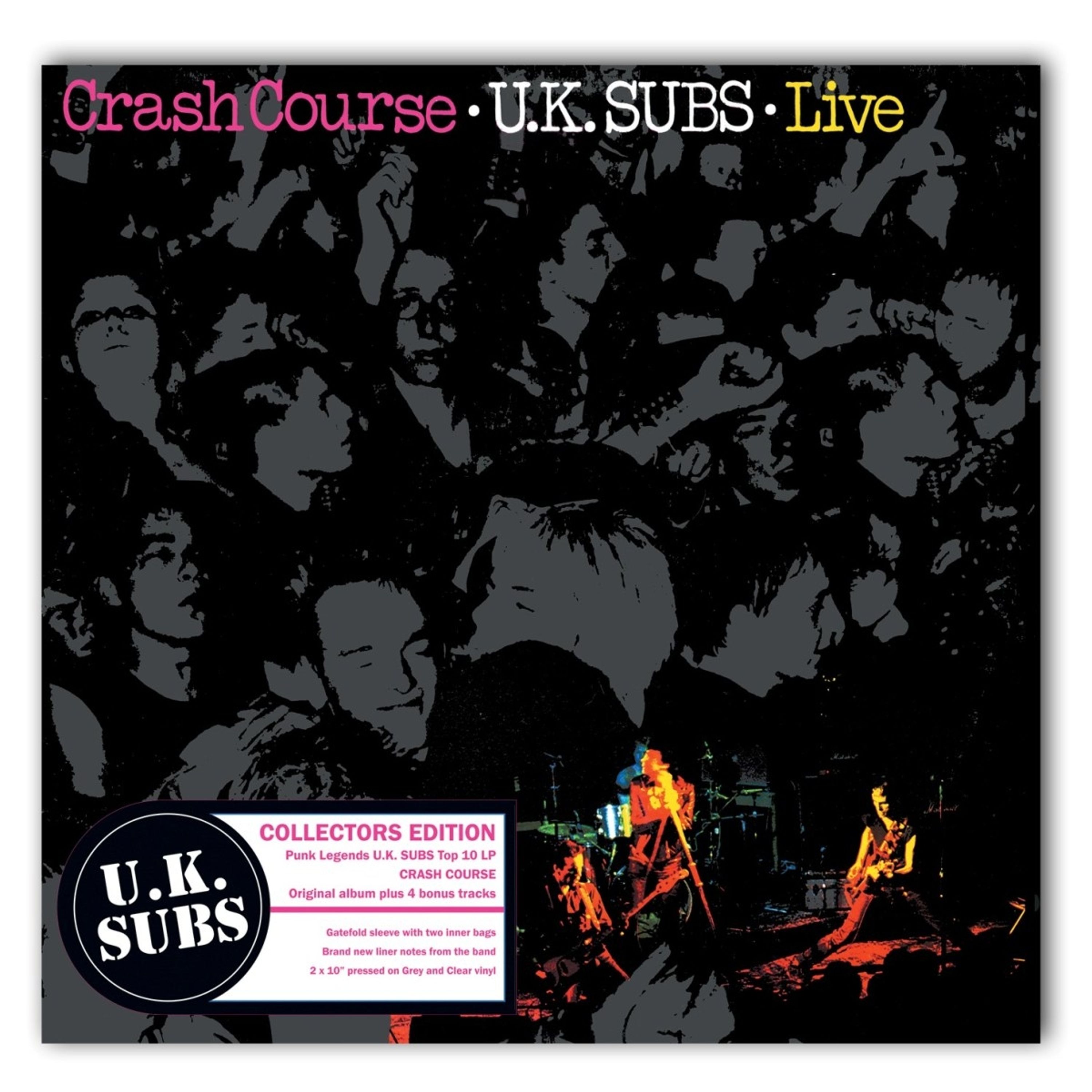 Vinyl U.K. Subs - CRASH COURSE - LIVE