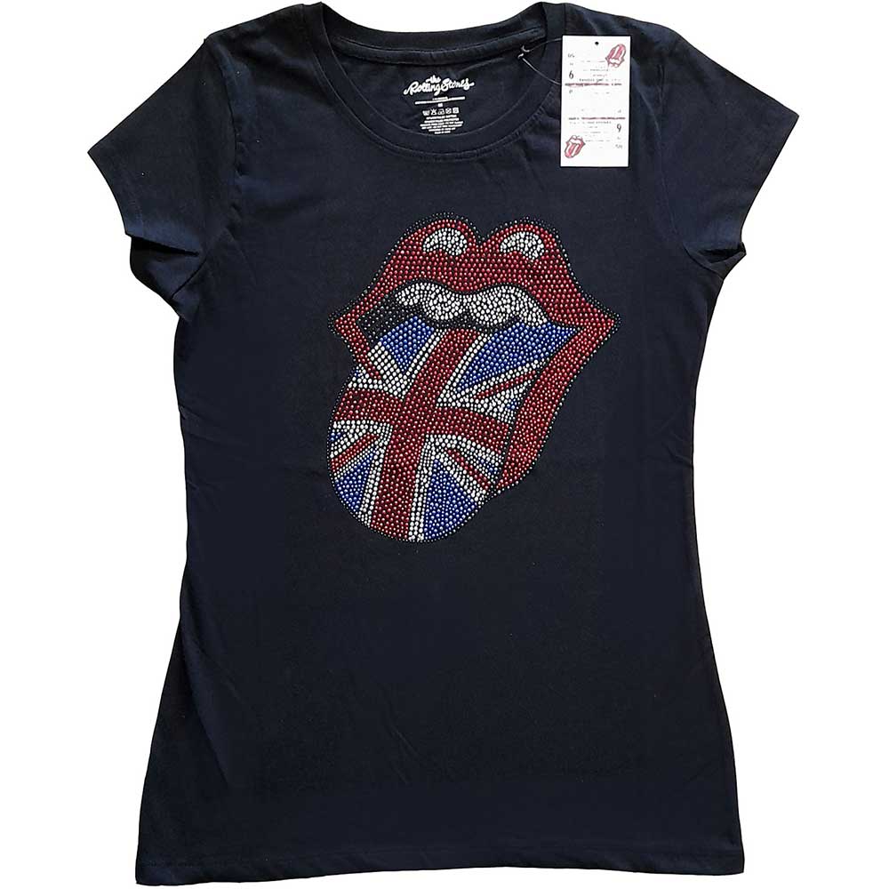 Tričko The Rolling Stones - Classic UK, Žena,Čierna,XXL